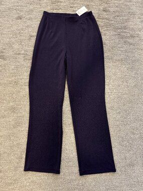 Navy Pants - Blue Pants - Elastic Waistband - Size 0 Short - Easywear by Chico's